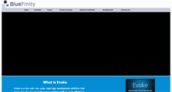 Desktop Screenshot of bluefinity.com